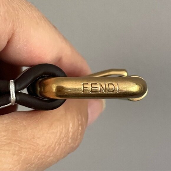 Fendi White Long Leather Belt - 31-41" Waist, made in Italy 🇮🇹 - Picture 5 of 7